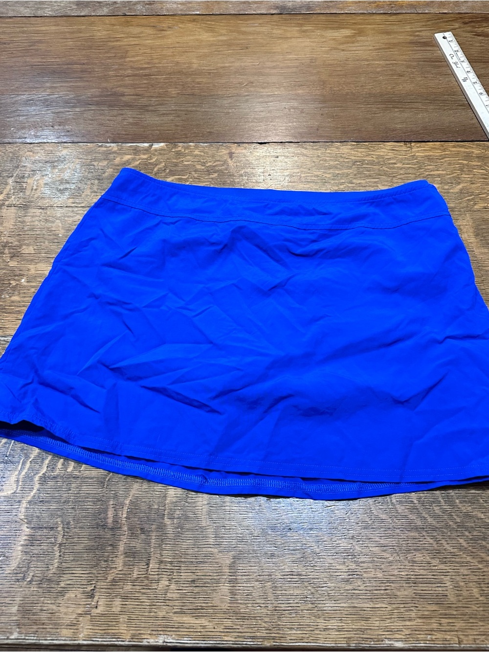 Lands' End Electric Blue swim Skort sz 16